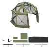 Pop up Gazebo Screen Tent, 13 x 13 ft, 13-Sided Spherical Camping Canopy Tent with Removable Top & Carry Bag, Quick-Set & Bite-Proof