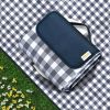 Outdoor Picnic Blankets Waterproof Foldable Sandproof, Large Gingham Cute Picnic Mat Washable Portable for Park Beach Camping Courtyard