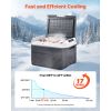 12 Volt Car Refrigerator, 26.4QT/25L Car Fridge, Portable Electric Cooler with -4-68 F Adjustable Temp