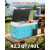12 Volt Car Refrigerator, 42.3QT/40L Car Fridge, Portable Electric Cooler with -4-68 F Adjustable Temperature