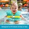 USCG Approved Infant Life Jacket Swim Vest for Baby/Toddlers 1-3 Year Old Toddler Floaties for Pool Swimming,Boating,Beach,Puddle