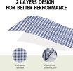 Outdoor Picnic Blankets Waterproof Foldable Sandproof, Large Gingham Cute Picnic Mat Washable Portable for Park Beach Camping Courtyard