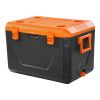 Portable Cooler, 63 QT Hard Cooler with Ice Retention, Heavy-Duty Handles and Cup Holder, Lightweight Rigid Material Insulated Portable Cooler