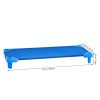 Stackable Kiddie Cot, Pack of 4, Portable Toddler Nap Cots, Standard Size 52" L x 23" W Daycare Cots for Kids