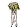 Adult Oversized Mesh Camp Chair with Cooler, Green Gray