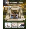 Pop up Bubble Tent, 10 x 9.2 ft Waterproof & UV-Resistant, Clear Camping Tent Shelter, Outdoor Garden Dome Igloo Tents with Windows