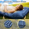 Camping Sleeping Pad | Ultra Lightweight & Compact | Ergonomic Camping Mattress for Indoor & Outdoor Use | Portable Sleeping Mat with Built-in Foot Pu