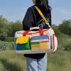 TravelInStyle Versatile Contrast Color Gym Bag for Every Adventure