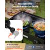 2 Burner Outdoor Propane Gas Stove, 150,000 BTU Propane LPG Gas Camping Stove, Heavy Duty Carbon Steel Outdoor Cooker
