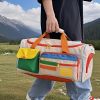 TravelWithStyle Contrast Color Bag for Gym and Travel