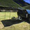 Awning Tarp for Camping,Tailgate Awnings & Shelters for Sun Shade and Waterproof, Outdoor Rear&Side Vehicle Awning Shelter for Van, MPV, Campers