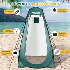Privacy Shower Tent,Pop Up Changing Tent,Camp Bathroom Changing Dressing Room (Color: Army Green)
