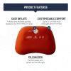 Thick Camping Memory Foam Pillow, Compressible & Ultralight Travel Pillow for Backpacking - Ergonomic Neck & Lumbar Support for Side Sleepers