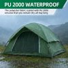 Tent for 2 Person, 4 Person, 6 Person - Waterproof Two Person Tents for Camping, Small Easy Up Tent for Family, Outdoor, Kids