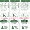 Tent for 2 Person, 4 Person, 6 Person - Waterproof Two Person Tents for Camping, Small Easy Up Tent for Family, Outdoor, Kids