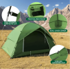 Tent for 2 Person, 4 Person, 6 Person - Waterproof Two Person Tents for Camping, Small Easy Up Tent for Family, Outdoor, Kids