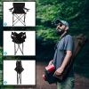Foldable Camping Chair Set of 2, Folding Camp Chairs for Adults, Large Portable Lawn Chair for Outdoors Fishing, Hiking, Travel, Picnic, Beach