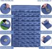 Camping Sleeping Pad, Ultralight Camping Mat with Pillow Built-in Foot Pump, 4" Thick Inflatable Sleeping Mat Compact for Backpacking, Hiking