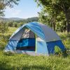 2/4 Person High Quality Camping Tent with Tent Fly, Easy Setup Dome Tent with Mesh Windows & Skylights, Lightweight Portable Tent for Outdoor Camping